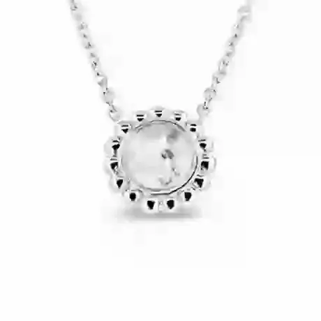 130 S Silver Pendant Necklace